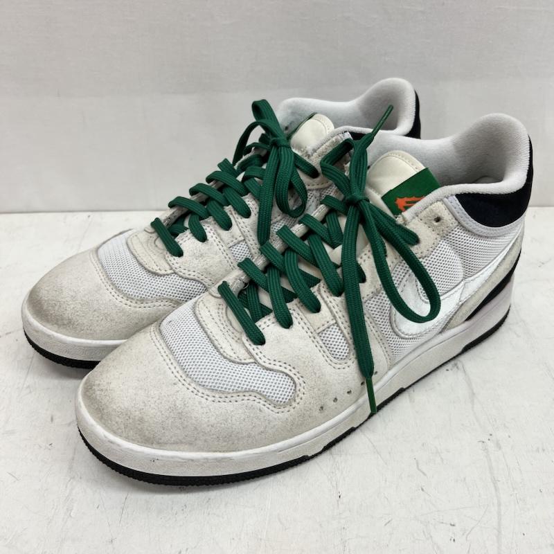ナイキ NIKE スニーカー スニーカー × SOCIAL STATUS マック アタック DZ4636-100 27.5cm 白 / ホワイト / white X 緑 / グリーン / green メンズ USED 古着 中古 50162502