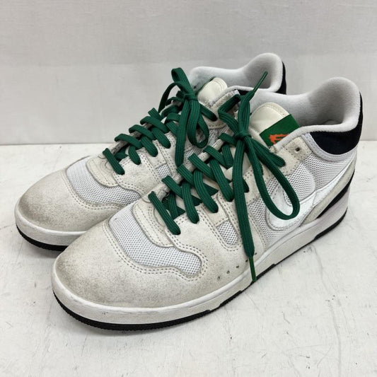 ナイキ NIKE スニーカー スニーカー × SOCIAL STATUS マック アタック DZ4636-100 27.5cm 白 / ホワイト / white X 緑 / グリーン / green メンズ USED 古着 中古 50162502