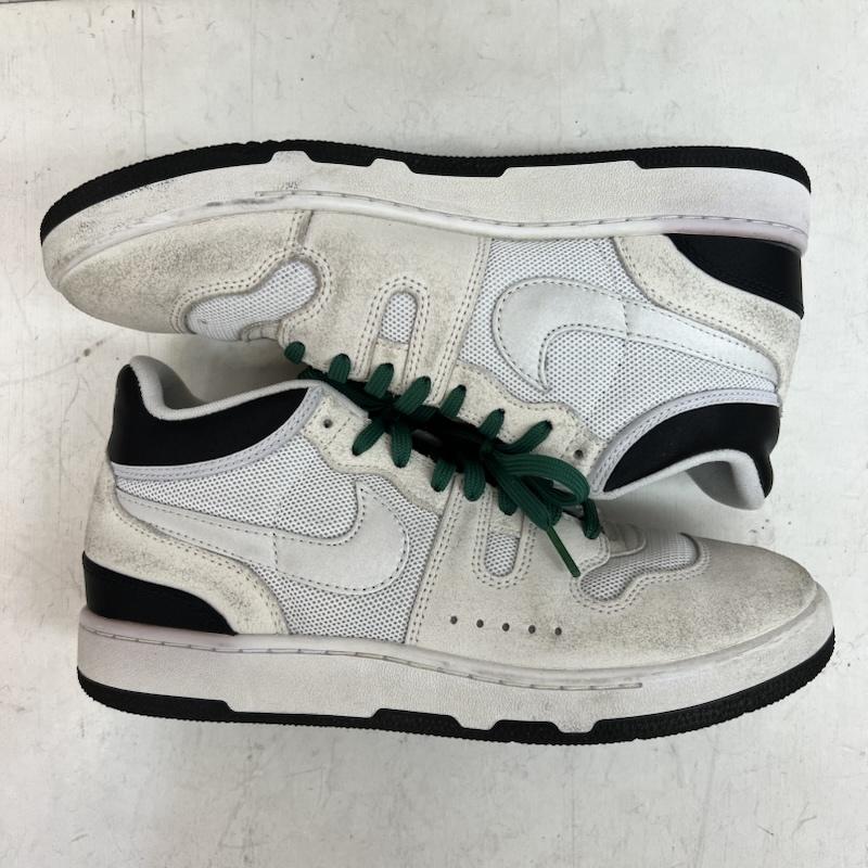 ナイキ NIKE スニーカー スニーカー × SOCIAL STATUS マック アタック DZ4636-100 27.5cm 白 / ホワイト / white X 緑 / グリーン / green メンズ USED 古着 中古 50162502