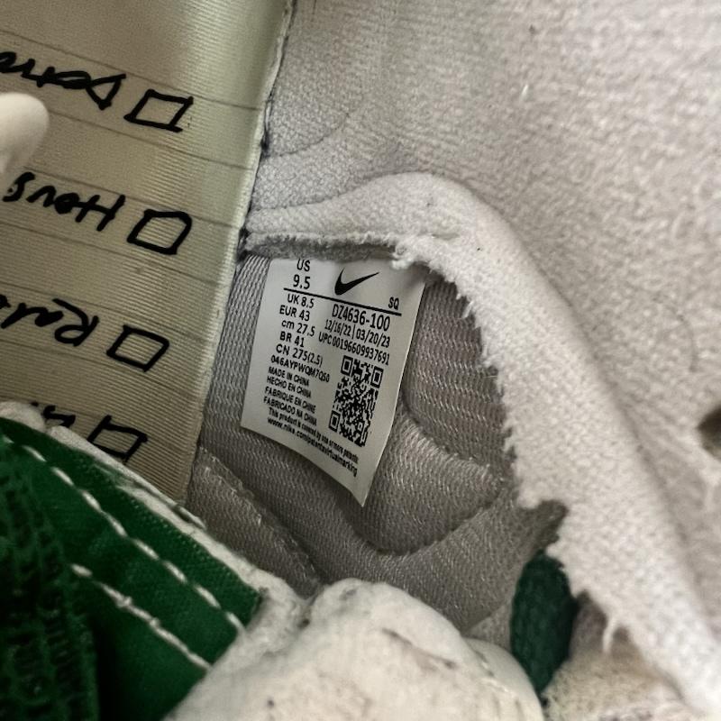 ナイキ NIKE スニーカー スニーカー × SOCIAL STATUS マック アタック DZ4636-100 27.5cm 白 / ホワイト / white X 緑 / グリーン / green メンズ USED 古着 中古 50162502