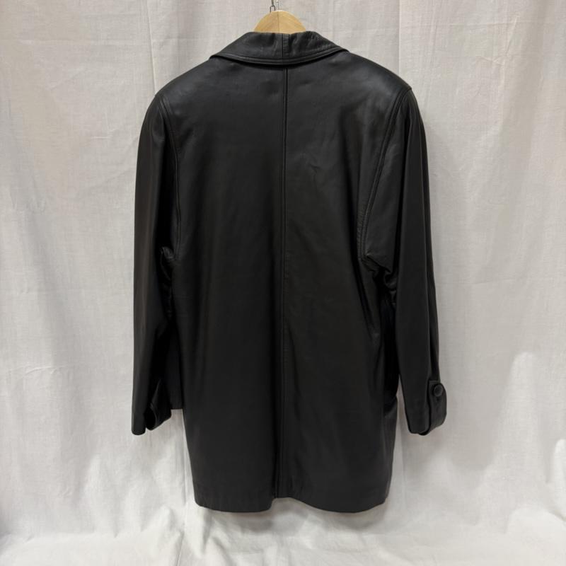 エンバ EMBA ジャケット、上着 レザージャケット スペインラム ミンクファー ジャケット black FREE FREE 黒 / ブラック / black レディース USED 古着 中古 50162503