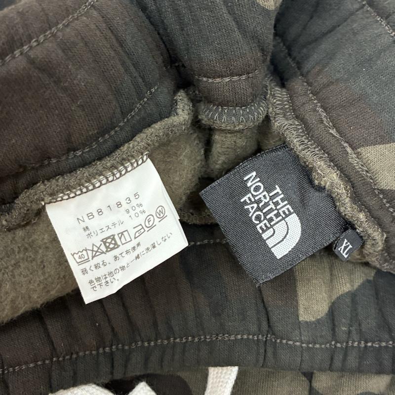 ザノースフェイス THE NORTH FACE ボトムス ボトムス ノベルティ フロントビュー パンツ NB81835 カモフラ 迷彩 イージー スウェット パンツ XL メンズ USED 古着 中古 50162514