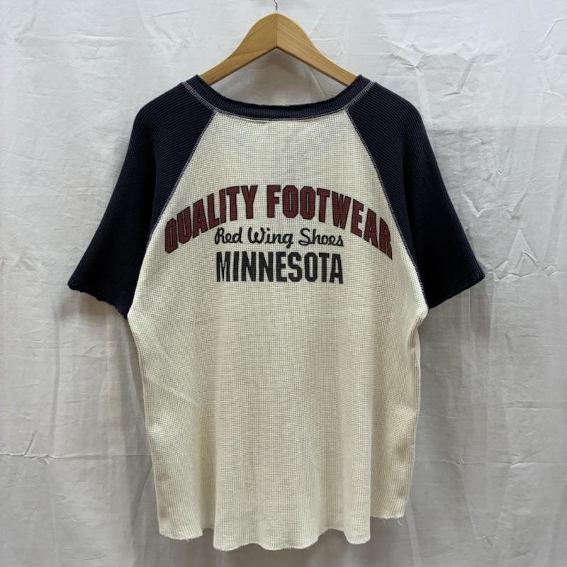 レッドウィング RED WING Tシャツ 半袖 ヘンリーネック ラグラン スリーブ サーマル ワッフル Tシャツ M メンズ USED 古着 中古 50162520
