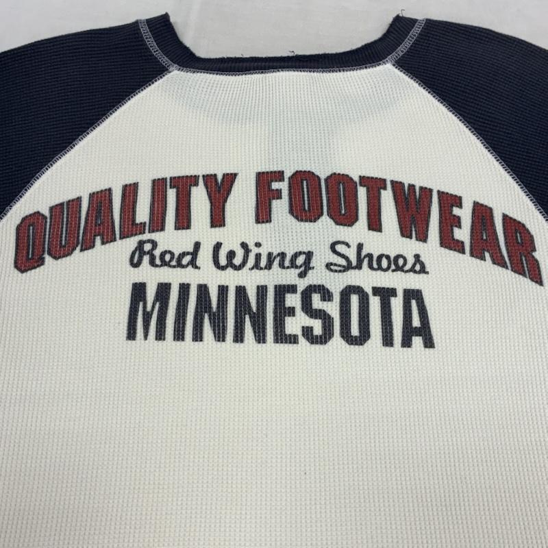 レッドウィング RED WING Tシャツ 半袖 ヘンリーネック ラグラン スリーブ サーマル ワッフル Tシャツ M メンズ USED 古着 中古 50162520