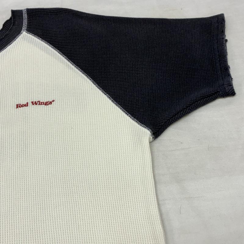 レッドウィング RED WING Tシャツ 半袖 ヘンリーネック ラグラン スリーブ サーマル ワッフル Tシャツ M メンズ USED 古着 中古 50162520