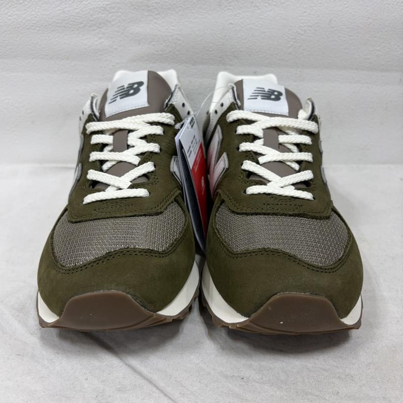 ニューバランス New Balance スニーカー スニーカー U5742RG スウェード メッシュ スニーカー 28.0cm ロゴ、文字 カーキ / カーキ / khaki X ベージュ / ベージュ / beige メンズ USED 古着 中古 50162523