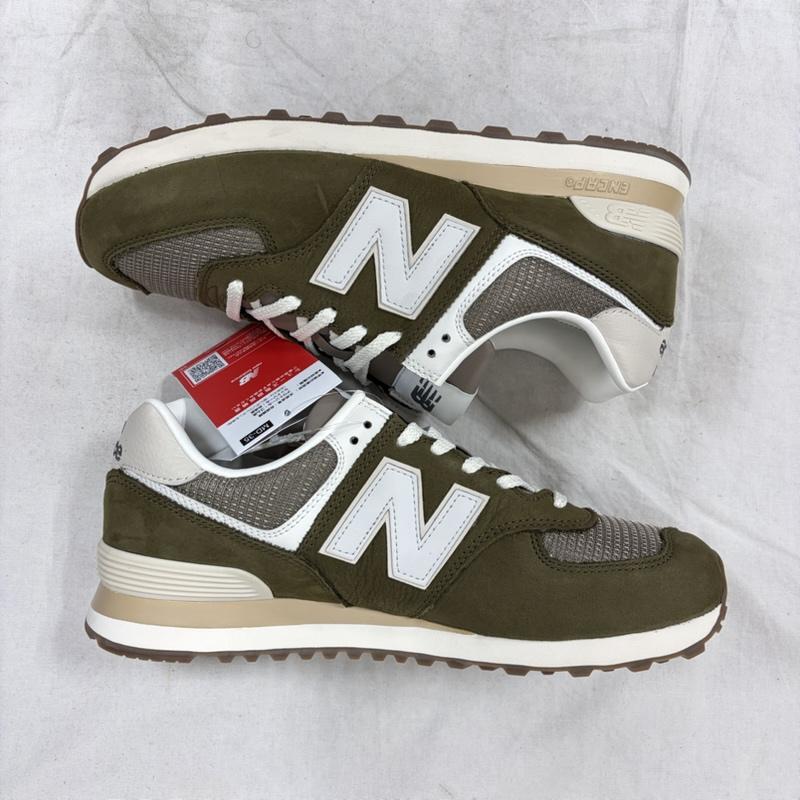 ニューバランス New Balance スニーカー スニーカー U5742RG スウェード メッシュ スニーカー 28.0cm ロゴ、文字 カーキ / カーキ / khaki X ベージュ / ベージュ / beige メンズ USED 古着 中古 50162523