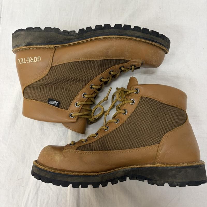 ダナー Danner ブーツ ショートブーツ D121033 ブラウン 茶色 フィールドブーツ ゴアテックス GORE-TEX Vibram ヴィヴラムソール US8/26cm 26.0cm 無地 茶 / ブラウン / brown メンズ USED 古着 中古 50162524
