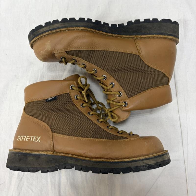ダナー Danner ブーツ ショートブーツ D121033 ブラウン 茶色 フィールドブーツ ゴアテックス GORE-TEX Vibram ヴィヴラムソール US8/26cm 26.0cm 無地 茶 / ブラウン / brown メンズ USED 古着 中古 50162524