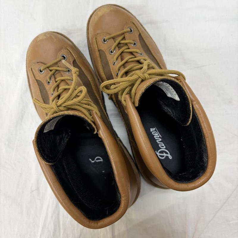 ダナー Danner ブーツ ショートブーツ D121033 ブラウン 茶色 フィールドブーツ ゴアテックス GORE-TEX Vibram ヴィヴラムソール US8/26cm 26.0cm 無地 茶 / ブラウン / brown メンズ USED 古着 中古 50162524