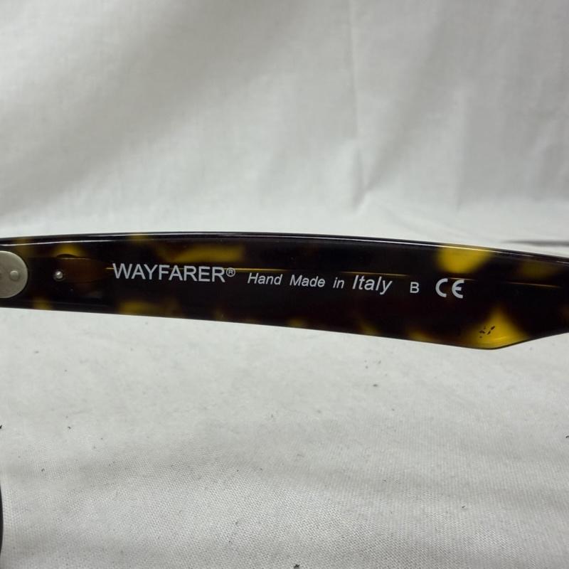 レイバン Ray-Ban めがね・サングラス めがね RB2140-F ウェイファーラー WAYFARER トータス(べっ甲柄)×クリアレンズ ケース付き 度入り(度数不明) - 茶 / ブラウン / brown メンズ USED 古着 中古 50162526