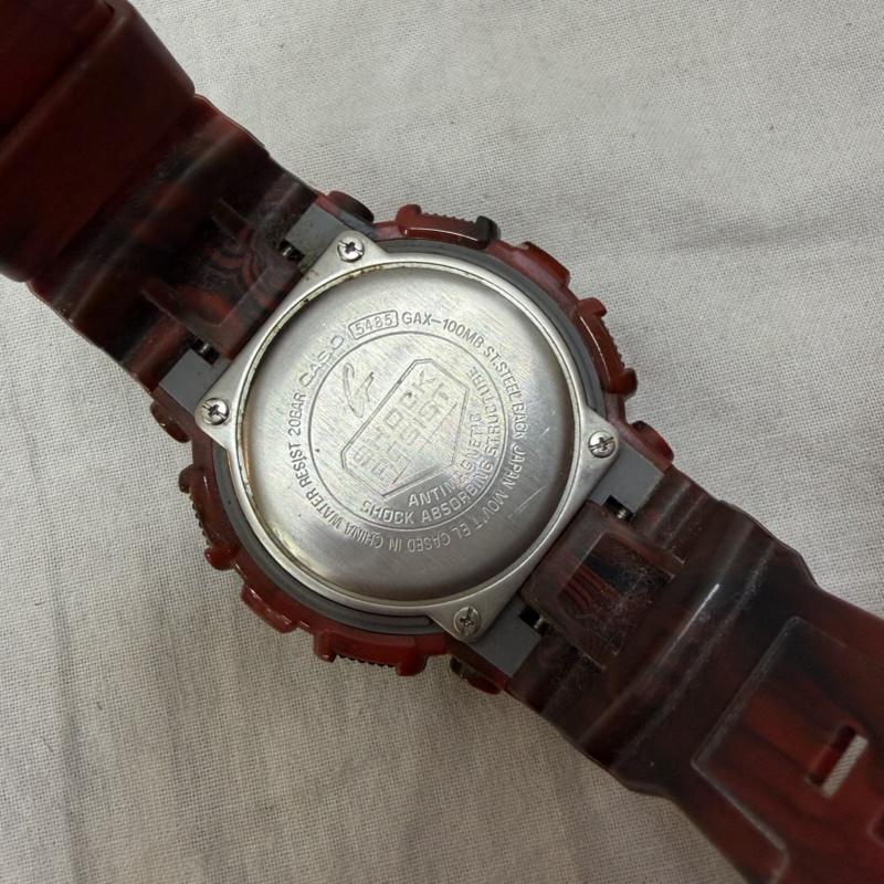 ジーショック G-SHOCK 腕時計 デジタル G-LIDE(GAX-100MB-4A) アナログ デジタル 20気圧防水 ショックレジストred 箱付き FREE メンズ USED 古着 中古 50162528