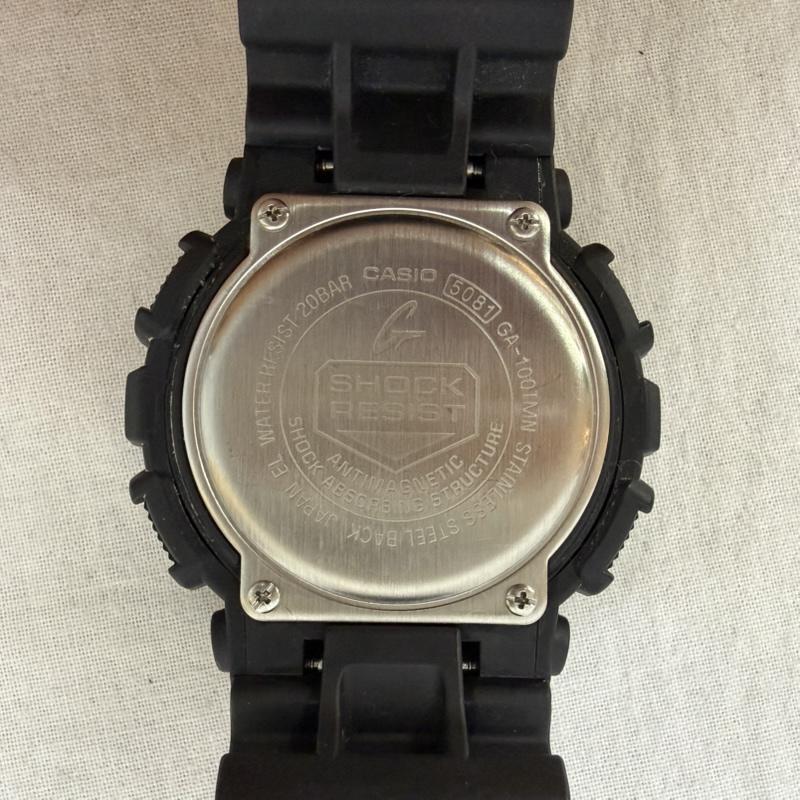 ジーショック G-SHOCK 腕時計 デジタル GA-100TMN-1AJR MANEKINEKO BLACK EYE PATCH Black×Gold 箱付き FREE 黒 / ブラック / black メンズ USED 古着 中古 50162529