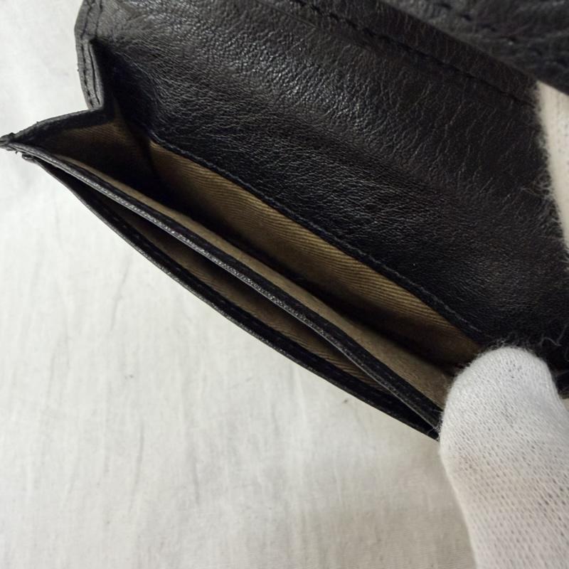ポーター PORTER ファッション小物 ファッション小物 カードケース 名刺入れ 革製 レザー 無地 黒 / ブラック / black メンズ USED 古着 中古 50162530