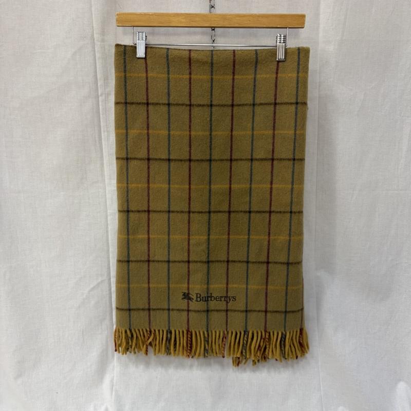 バーバリー BURBERRY ファッション小物 ファッション小物 0156JA64W ブランケット ハウスチェック ウール100％ - チェック ベージュ / ベージュ / beige レディース USED 古着 中古 50162531