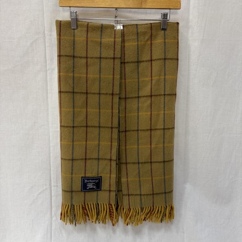 バーバリー BURBERRY ファッション小物 ファッション小物 0156JA64W ブランケット ハウスチェック ウール100％ - チェック ベージュ / ベージュ / beige レディース USED 古着 中古 50162531