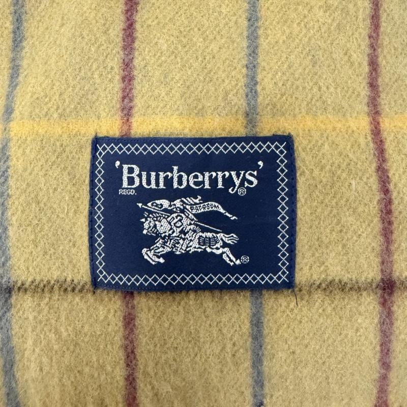 バーバリー BURBERRY ファッション小物 ファッション小物 0156JA64W ブランケット ハウスチェック ウール100％ - チェック ベージュ / ベージュ / beige レディース USED 古着 中古 50162531