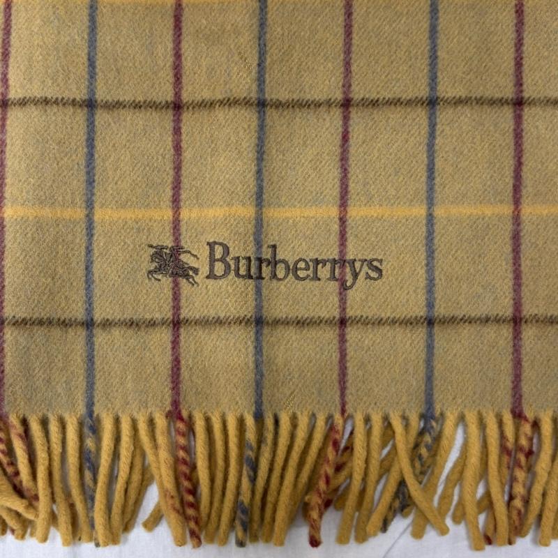 バーバリー BURBERRY ファッション小物 ファッション小物 0156JA64W ブランケット ハウスチェック ウール100％ - チェック ベージュ / ベージュ / beige レディース USED 古着 中古 50162531