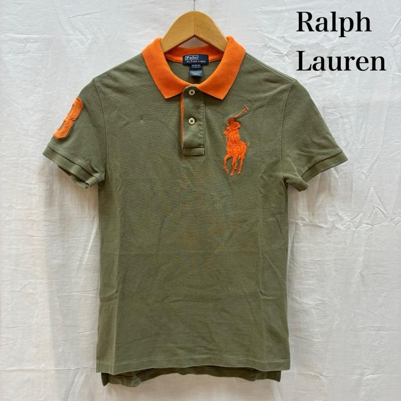 ポロバイラルフローレン Polo by RALPH LAUREN ポロシャツ 半袖 ビッグポニー ナンバリング 刺繍 ポロシャツ Y2K M レディース USED 古着 中古 50162534
