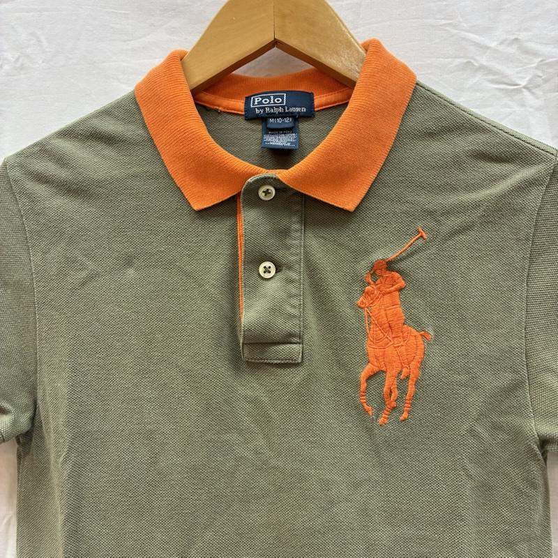 ポロバイラルフローレン Polo by RALPH LAUREN ポロシャツ 半袖 ビッグポニー ナンバリング 刺繍 ポロシャツ Y2K M レディース USED 古着 中古 50162534