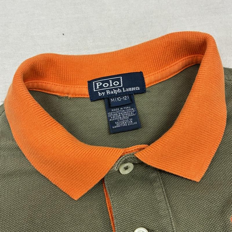 ポロバイラルフローレン Polo by RALPH LAUREN ポロシャツ 半袖 ビッグポニー ナンバリング 刺繍 ポロシャツ Y2K M レディース USED 古着 中古 50162534