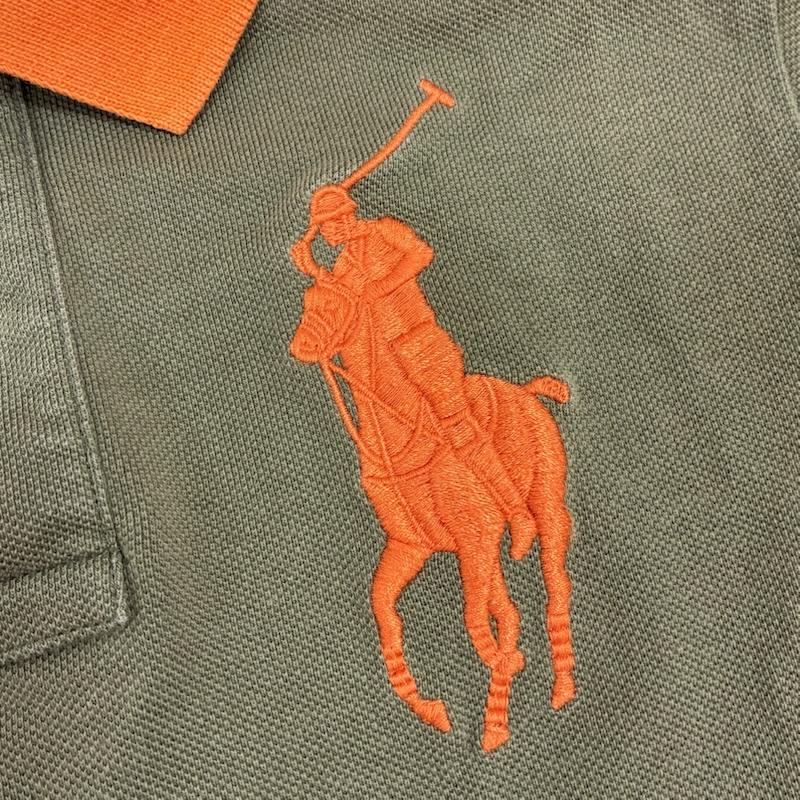 ポロバイラルフローレン Polo by RALPH LAUREN ポロシャツ 半袖 ビッグポニー ナンバリング 刺繍 ポロシャツ Y2K M レディース USED 古着 中古 50162534