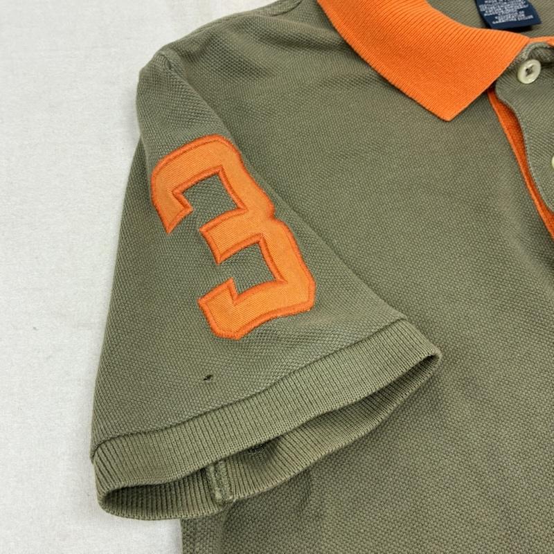 ポロバイラルフローレン Polo by RALPH LAUREN ポロシャツ 半袖 ビッグポニー ナンバリング 刺繍 ポロシャツ Y2K M レディース USED 古着 中古 50162534