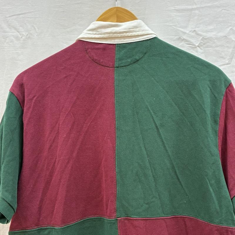 ポロラルフローレン POLO RALPH LAUREN ポロシャツ 半袖 ビッグポニー 刺繍 パネル 切替 ポロシャツ M メンズ USED 古着 中古 50162535