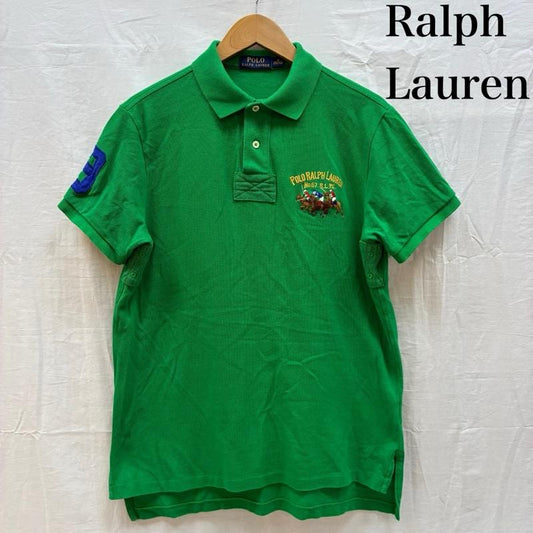 ポロラルフローレン POLO RALPH LAUREN ポロシャツ 半袖 ロゴ ナンバリング 刺繍 ポロシャツ M メンズ USED 古着 中古 50162537