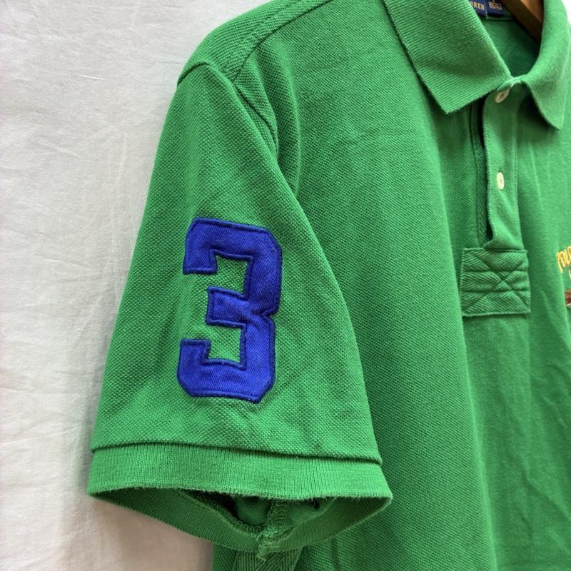 ポロラルフローレン POLO RALPH LAUREN ポロシャツ 半袖 ロゴ ナンバリング 刺繍 ポロシャツ M メンズ USED 古着 中古 50162537