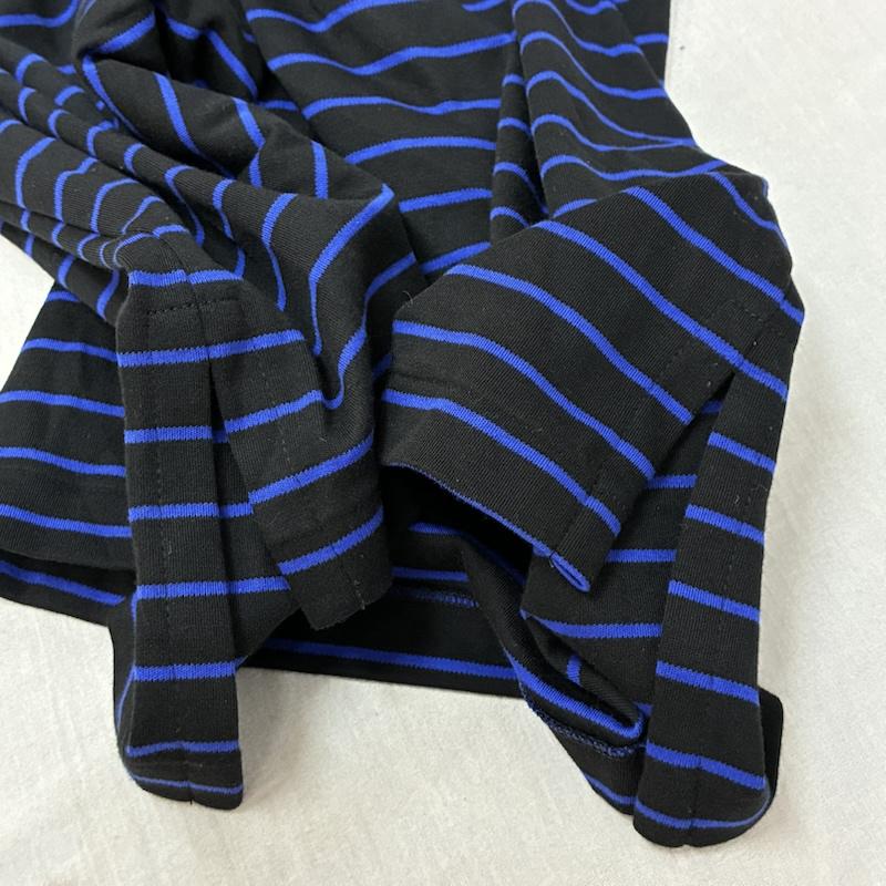 ポロラルフローレン POLO RALPH LAUREN ポロシャツ 長袖 ポニー 刺繍 ボーダー ロングスリーブ ポロシャツ XL メンズ USED 古着 中古 50162541