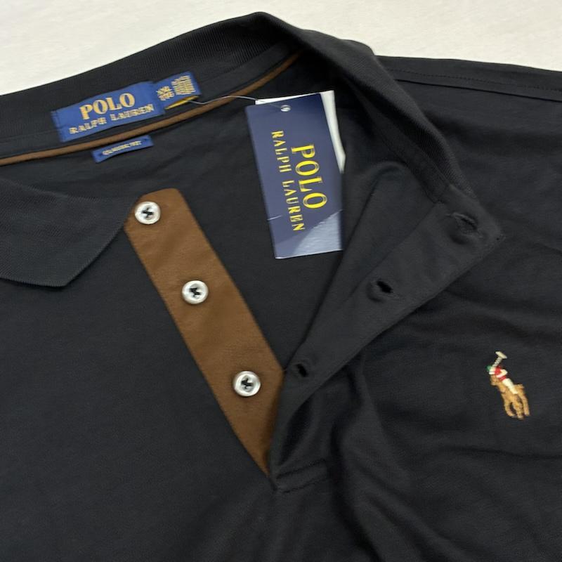 ポロラルフローレン POLO RALPH LAUREN ポロシャツ 長袖 ポニー 刺繍 ロングスリーブ ポロシャツ タグ付き XXL メンズ USED 古着 中古 50162546