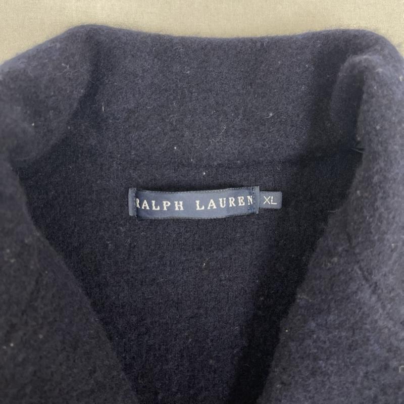 ラルフローレン RALPHLAUREN ジャケット、上着 ジャケット、ブレザー ショート丈 ウール テーラード ジャケット ニット ブレザー XL 紺 / ネイビー / navy レディース USED 古着 中古 50162548