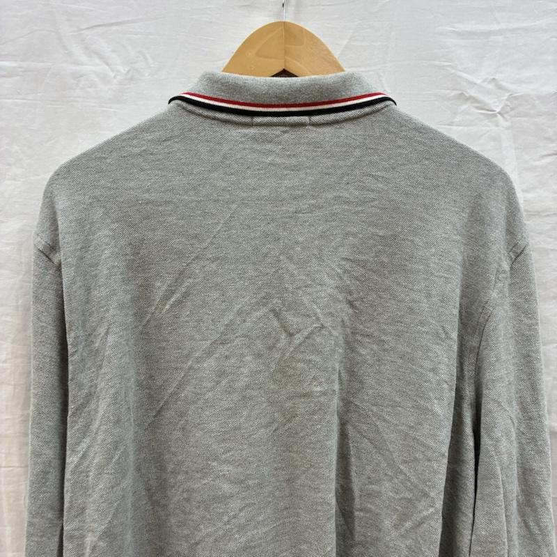 ポロラルフローレン POLO RALPH LAUREN ポロシャツ 長袖 ビッグポニー 刺繍 リブライン ロングスリーブ ポロシャツ L メンズ USED 古着 中古 50162550