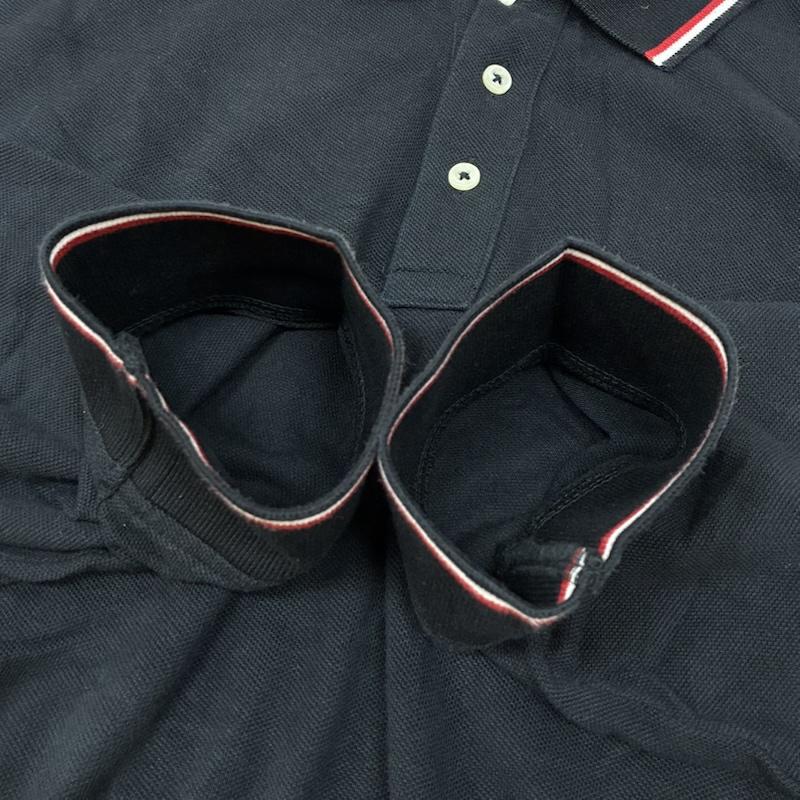ポロラルフローレン POLO RALPH LAUREN ポロシャツ 長袖 ビッグポニー 刺繍 リブライン ロングスリーブ ポロシャツ XXL メンズ USED 古着 中古 50162553