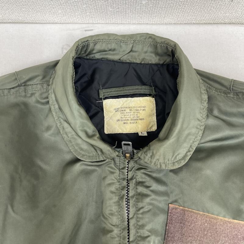 古着 USED ジャケット、上着 ジャンパー、ブルゾン USA製 Type CPW-45 初期型 フライト MA-1 ジャケット L カーキ / カーキ / khaki メンズ USED 古着 中古 50162556