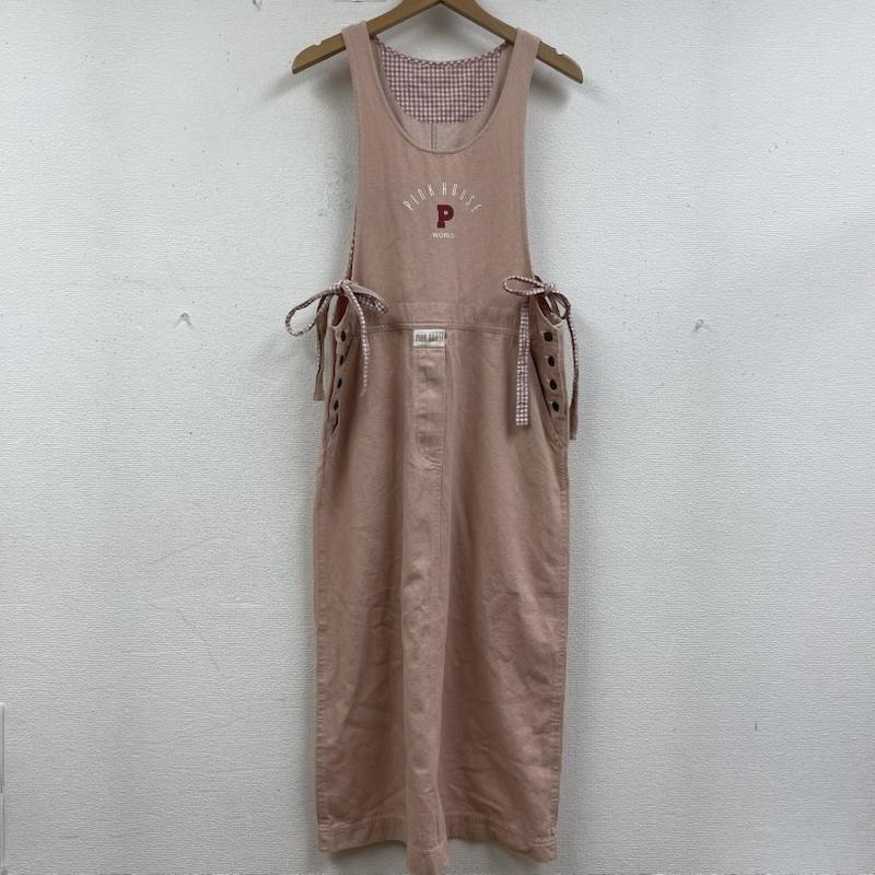 ピンクハウス PINK HOUSE サロペット・オーバーオール サロペット、オーバーオール 日本製 ロゴパッチ 刺繍 サロペット ワンピース ジャンパー スカート 桃 / ピンク / pink レディース USED 古着 中古 50162558