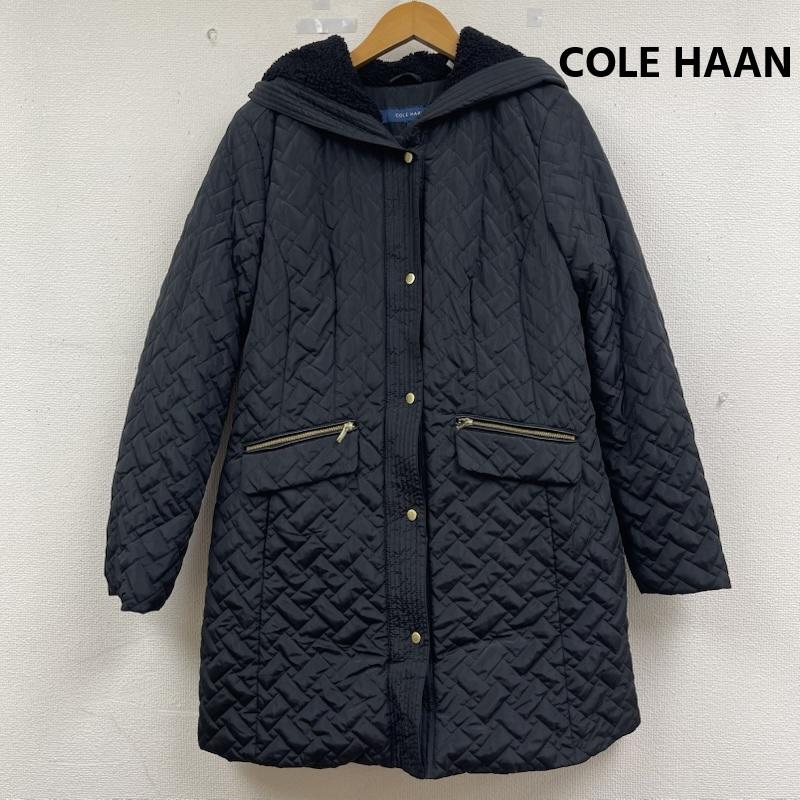 コールハーン COLE HAAN ジャケット、上着 ジャンパー、ブルゾン シグネチャー キルテッド フーデッド コート キルティング コート M 黒 / ブラック / black レディース USED 古着 中古 50162562