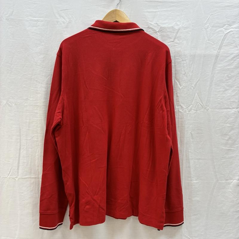 ポロラルフローレン POLO RALPH LAUREN ポロシャツ 長袖 ビッグポニー 刺繍 リブライン ロングスリーブ ポロシャツ XL メンズ USED 古着 中古 50162563
