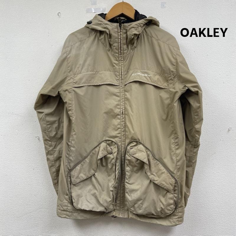 オークリー OAKLEY ジャケット、上着 ジャンパー、ブルゾン 00s FA05 Fuel Load Jacke テックデザイン ナイロン フード ジャケット S ベージュ / ベージュ / beige メンズ USED 古着 中古 50162565