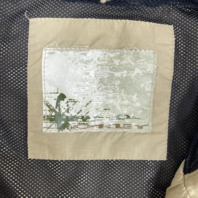 オークリー OAKLEY ジャケット、上着 ジャンパー、ブルゾン 00s FA05 Fuel Load Jacke テックデザイン ナイロン フード ジャケット S ベージュ / ベージュ / beige メンズ USED 古着 中古 50162565