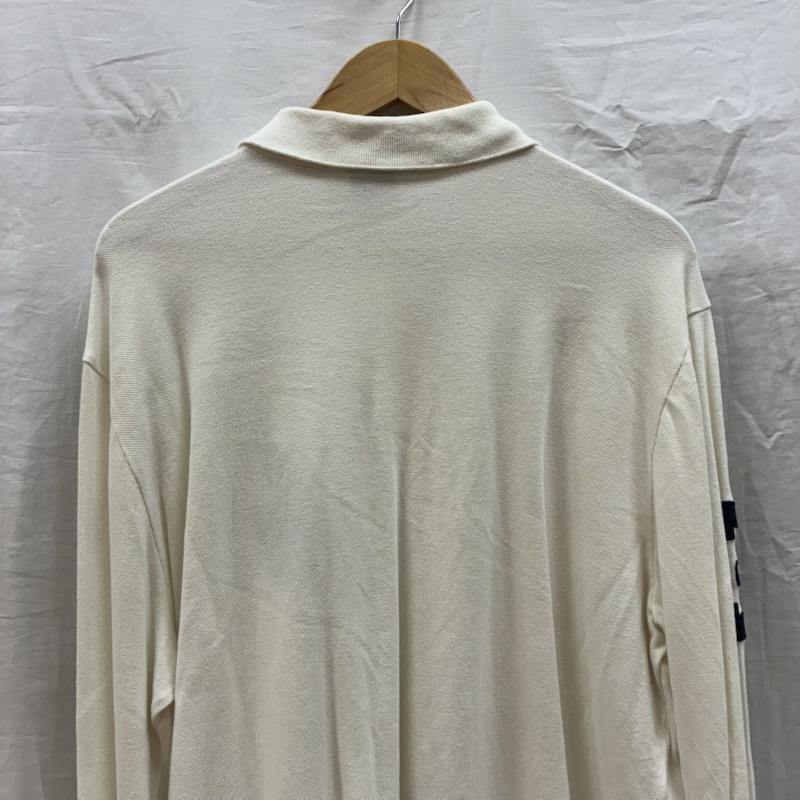 ポロバイラルフローレン Polo by RALPH LAUREN ポロシャツ 長袖 ビッグポニー ナンバリング 刺繍 ロングスリーブ ポロシャツ XL メンズ USED 古着 中古 50162571