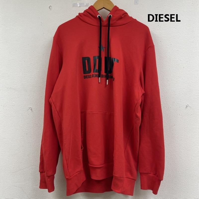 ディーゼル DIESEL パーカー 長袖 S-GIR-HOOD-A1 DDDR グラフィック プリント プルオーバー パーカー XL 赤 / レッド / red メンズ USED 古着 中古 50162572