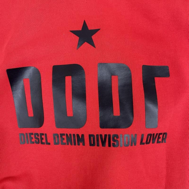 ディーゼル DIESEL パーカー 長袖 S-GIR-HOOD-A1 DDDR グラフィック プリント プルオーバー パーカー XL 赤 / レッド / red メンズ USED 古着 中古 50162572