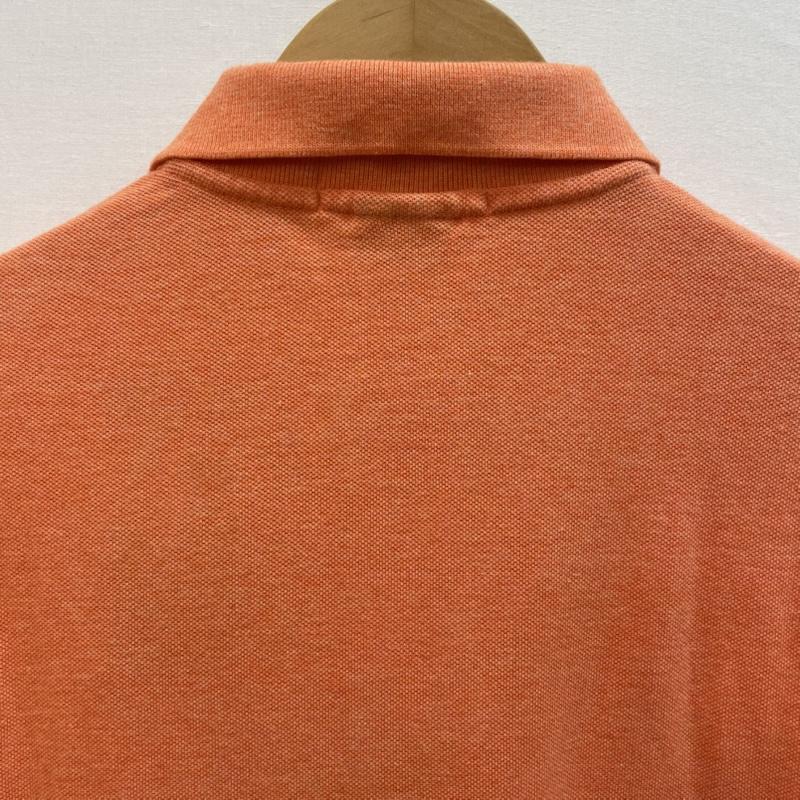 ポロラルフローレン POLO RALPH LAUREN ポロシャツ 半袖 半袖 ポロシャツ胸元 ワンポイント ポニー 刺繍 タグ付き S 無地 X ワンポイント 橙 / オレンジ / orange メンズ USED 古着 中古 50162579