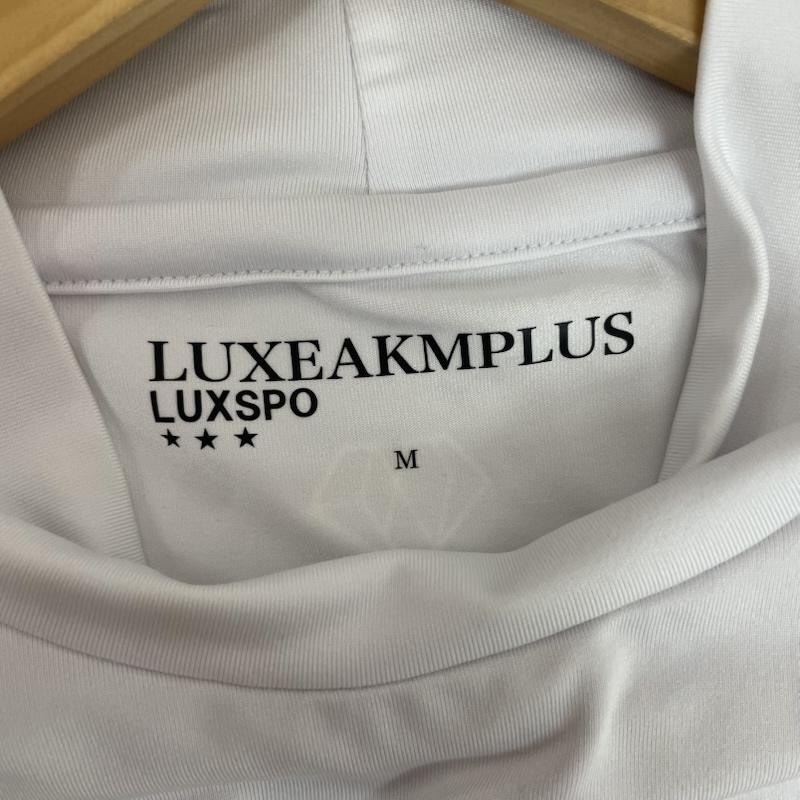 ＵＳＥＤ古着 USED/古着 Tシャツ 半袖 LUXEAKMPLUS リュクスエイケイエムプラス ゴランド ロゴ スター モチーフ ゴルフ 半袖モックネック Tシャツ M 無地 X ロゴ、文字 白 / ホワイト / white X 黒 / ブラック / black メンズ USED 古着 中古 50162584