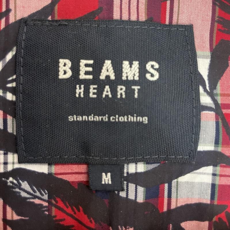 ビームス ハート BEAMS HEART ジャケット、上着 ジャンパー、ブルゾン コットン ストレッチ スイング トップ ブルゾン 裏地 チェック 柄 M 無地 X チェック 紺 / ネイビー / navy X 赤 / レッド / red メンズ USED 古着 中古 50162588