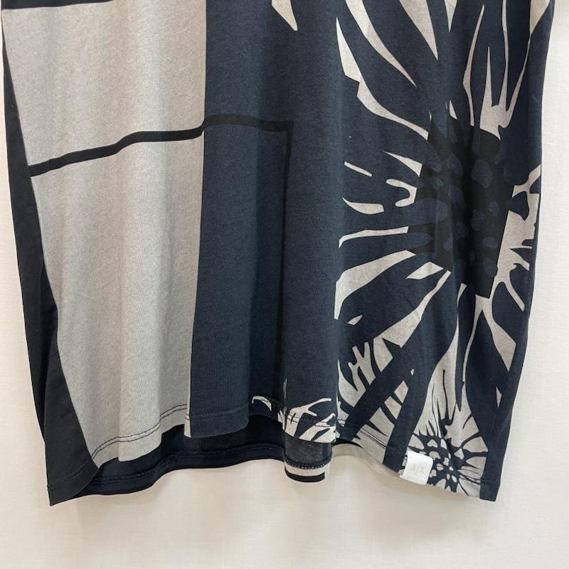 アルマーニエクスチェンジ A/X ARMANIEXCHANGE Tシャツ 半袖 グラフィック プリント Ｔシャツ S プリント X 総柄 黒 / ブラック / black X 紺 / ネイビー / navy X 灰 / グレー / gray メンズ USED 古着 中古 50162591