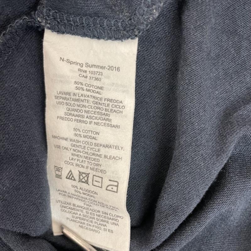 アルマーニエクスチェンジ A/X ARMANIEXCHANGE Tシャツ 半袖 グラフィック プリント Ｔシャツ S プリント X 総柄 黒 / ブラック / black X 紺 / ネイビー / navy X 灰 / グレー / gray メンズ USED 古着 中古 50162591