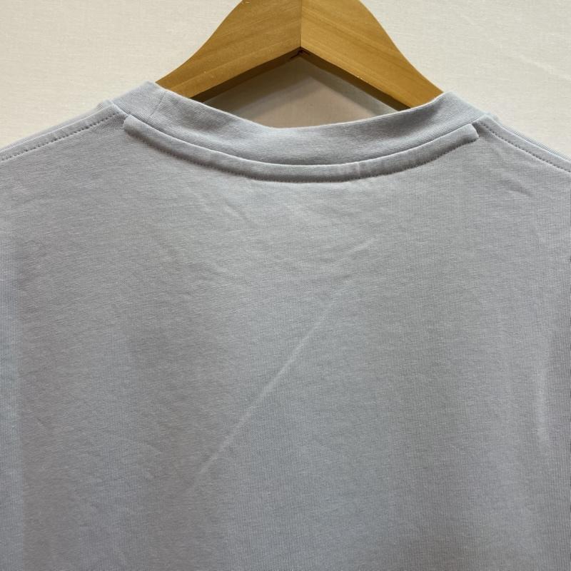 ラコステ LACOSTE Tシャツ 半袖 ライトブルー クルーネック Tシャツ ワンポイント ワニ ロゴ ワッペン L 水色 / ライトブルー / メンズ USED 古着 中古 50162593